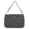 Guess Flat Pouch - Sac bandoulière 24.5 cm (coal logo)