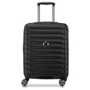 Delsey Paris Shadow 5.0 - 4-Rollen-Kabinentrolley Slim S 55 cm erw. (schwarz)