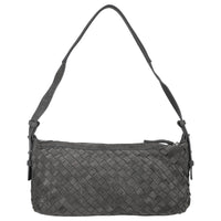 Les Visionnaires Marie Baguette Weave Cozy - Schultertasche 38,5 cm (asphalte) - Ansicht 4