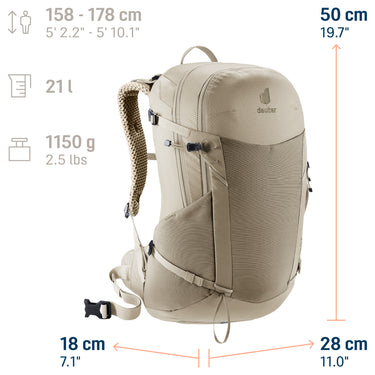 Deuter Futura 21 SL - Women's Wanderrucksack 50 cm (greystone-alu) - Ansicht 12