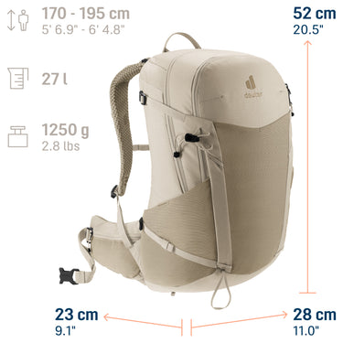 Deuter Futura 27 - Wanderrucksack 52 cm (greystone-alu) - Ansicht 12
