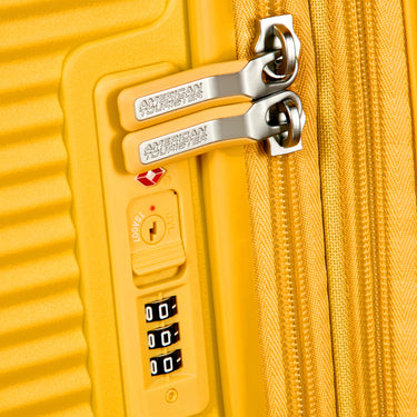 American Tourister Soundbox - 4-Rollen-Trolley 77 cm erw. (gelb) - Ansicht 9