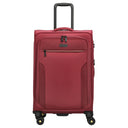 D&N Travel Line 9704 - 4-Rollen-Trolley M 68 cm erw. (dark red)