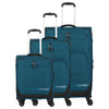 Travelite Kick Off - 4-Wheel Trolley Set 3pcs. (petrol)