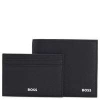 BOSS Men GB Geschenkset - Geldbörse, Kartenetui und Schlüsselanhänger 11 cm (black)