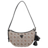 Guess Katie Convertible Shoulder Bag - Shoulder Bag 24 cm (latte logo/black)