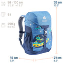 Deuter Family Schmusebär 8 - Kinderrucksack 33 cm (wave-nightblue) - Ansicht 8