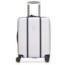 Delsey Paris Cadence - 4-Rollen-Kabinentrolley Slim 55 cm erw. (elfenbein/blau)