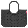 reisenthel shopping loopshopper L - Sac de courses avec anse 46 cm (frame glossy dots black)