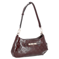 Guess Carmella Shoulder Bag - Schultertasche 30 cm (burgundy logo) - Ansicht 5