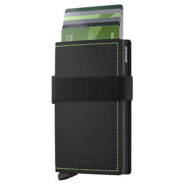 Secrid Bandwallet Matte - Kreditkartenetui 6cc 10.3 cm RFID (black-green) - Ansicht 2