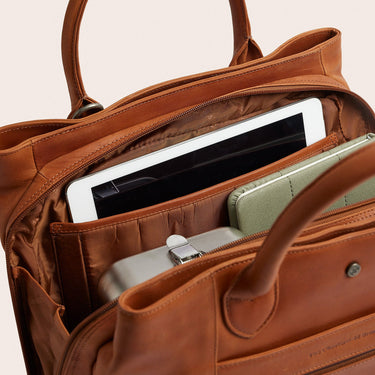 The Chesterfield Brand Passau - Henkeltasche 37 cm (cognac) - Ansicht 7