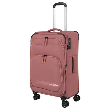 Travelite Kick Off - 4-Rollen-Trolley M 67 cm erw. (blush) - Ansicht 7