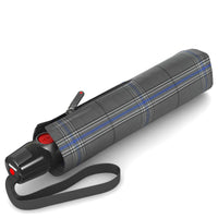 Knirps T.200 M Duomatic - Taschenschirm Regenschirm (check grey) - Ansicht 2