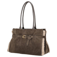 Coccinelle Sabine Soft - Schultertasche 36 cm (fango/wart.t/fan) - Ansicht 2