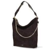 BOSS Women Yelena Hobo - Shoulder Bag 34 cm (dark brown)
