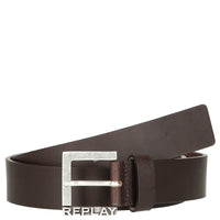 Replay Men's Accessoires 3.5 cm - Gürtel Leder (brown cocoa, 90)
