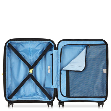 Delsey Paris Lutece SE - 4-Rollen-Kabinentrolley Slim S 55 cm erw. (pfauenblau) - Ansicht 5