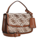 Guess Audrey Logo XBody Flap - Umhängetasche 24.5 cm (latte logo) - Ansicht 5