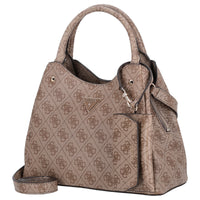 Guess Lorella Logo SM Tote - Sac à main 26 cm (latte logo)
