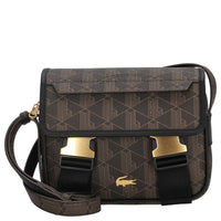 Lacoste The Blend Messenger Bag - Umhängetasche 21.5 cm (mono slate black shitake)