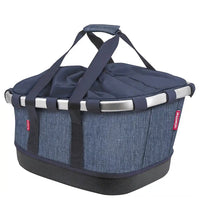 KLICKfix reisenthel Bikebasket GT 21 - Gepäckträgerkorb (UniKlip 2) (twist blue)