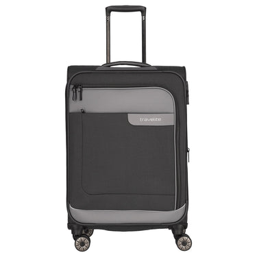 Travelite Viia - 4-Rollen-Trolley Set 4tlg. S/M erw./L erw. + Reisetasche (Schiefer) - Ansicht 4