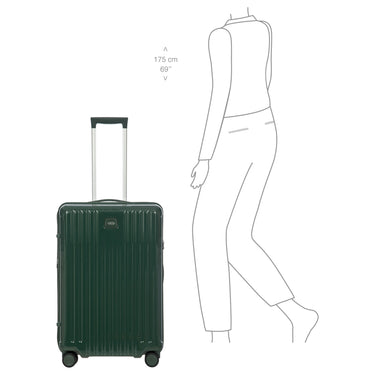 Brics Positano - 4-Rollen-Trolley M 69 cm erw. (emerald green) - Ansicht 10