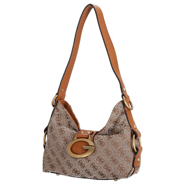 Guess Camden Mini - Schultertasche 24 cm (latte logo/cognac) - Ansicht 2