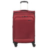 D&N Travel Line 9504 - 4-Rollen-Trolley M 67 cm erw. (dark red)