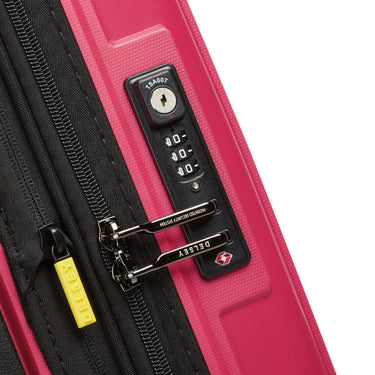 Delsey Paris Lutece SE - 4-Rollen-Kabinentrolley Slim S 55 cm erw. (magenta) - Ansicht 4