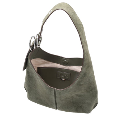 BOSS Clarice Hobo - Schultertasche 30 cm (dark green) - Ansicht 6