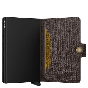 Secrid Miniwallet Palmellato - Geldbörse 6cc 10.2 cm RFID (brown)