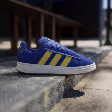 adidas Grand Court Alpha 00s Sneaker- Schuh Men (semi lucid blue/utility yellow/off white, 42 2/3) - Ansicht 9