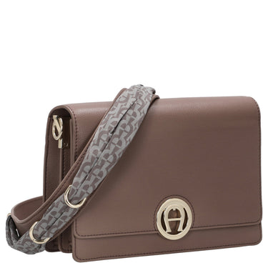 Aigner Livia - Umhängetasche + Tuch 24 cm M (mushroom brown) - Ansicht 5
