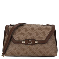 Guess Lindsey XBody Flap - Sac bandoulière 27 cm (latte logo)