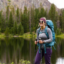 Osprey Renn 50 Women - Trekkingrucksack 70 cm (cascade blue/melon orange)