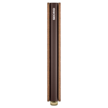 Secrid Slimwallet Emboss Lines - Kreditkartenetui 6cc 10.2 cm RFID (cognac+) - Ansicht 3