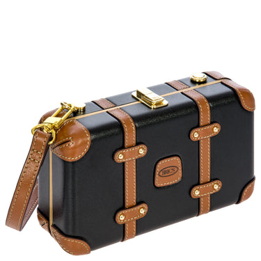 Brics Bellagio - Umhängetasche 20 cm recycelt (black/tan) - Ansicht 2