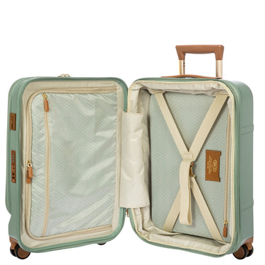 Brics Bellagio - 4-Rollen-Kabinentrolley mit Vortasche S 55 cm erw. USB (eucalyptus) - Ansicht 7
