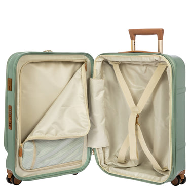 Brics Bellagio - 4-Rollen-Kabinentrolley mit Vortasche S 55 cm erw. USB (eucalyptus) - Ansicht 8