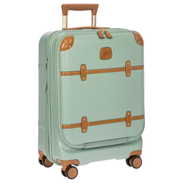 Brics Bellagio - 4-Rollen-Kabinentrolley mit Vortasche S 55 cm erw. USB (eucalyptus) - Ansicht 5