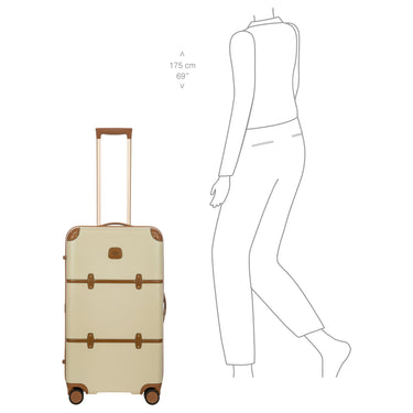Brics Bellagio Trunk - 4-Rollen-Trolley 74 cm recycelt (cream) - Ansicht 5