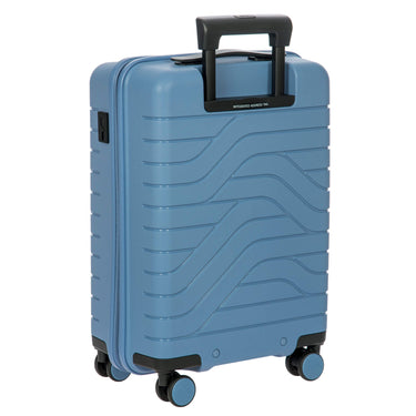 Brics BY Ulisse - 4-Rollen-Kabinentrolley mit Vortasche 55 cm erw. USB (grey blue) - Ansicht 4