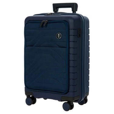 Brics BY Ulisse - 4-Rollen-Kabinentrolley mit Vortasche 55 cm erw. USB (oceano) - Ansicht 2