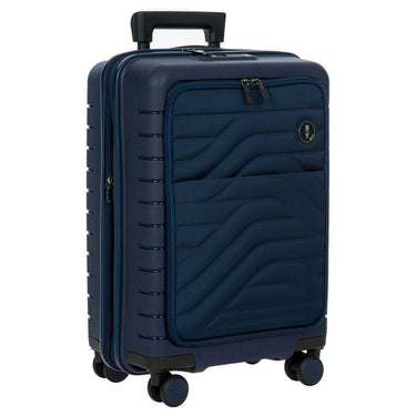 Brics BY Ulisse - 4-Rollen-Kabinentrolley mit Vortasche 55 cm erw. USB (oceano) - Ansicht 5