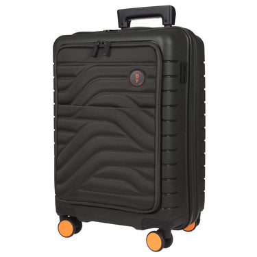 Brics BY Ulisse - 4-Rollen-Kabinentrolley mit Vortasche 55 cm erw. USB (olive) - Ansicht 2