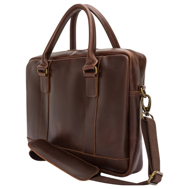 Buckle & Seam Everett - Aktentasche 16" 38 cm (brown) - Ansicht 2