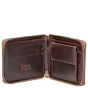 Buckle & Seam Grind Blu - Geldbörse 3cc 12 cm (brown) - Ansicht 4