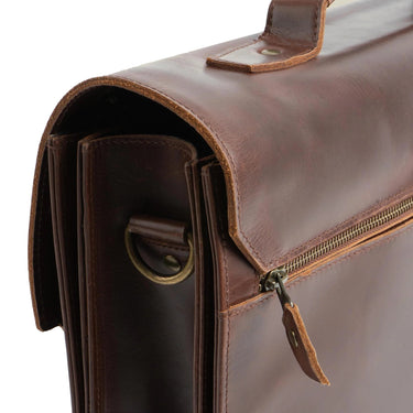 Buckle & Seam Notes - Aktentasche 15" 40 cm (braun) - Ansicht 5